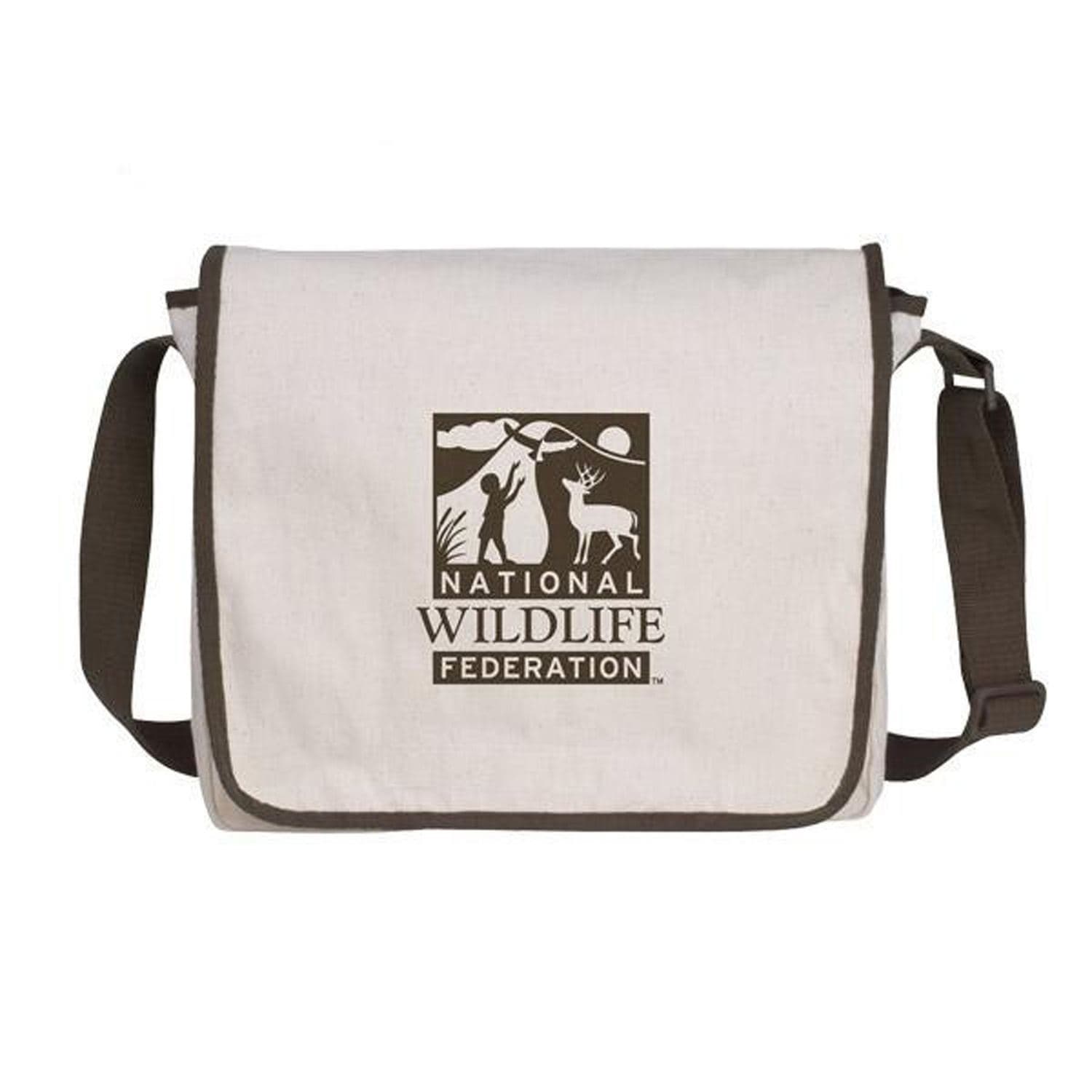 V Natural Cotton Messenger - Image 1