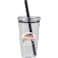 Anna Recycled Acrylic Tumbler with Straw 15oz - Image 1