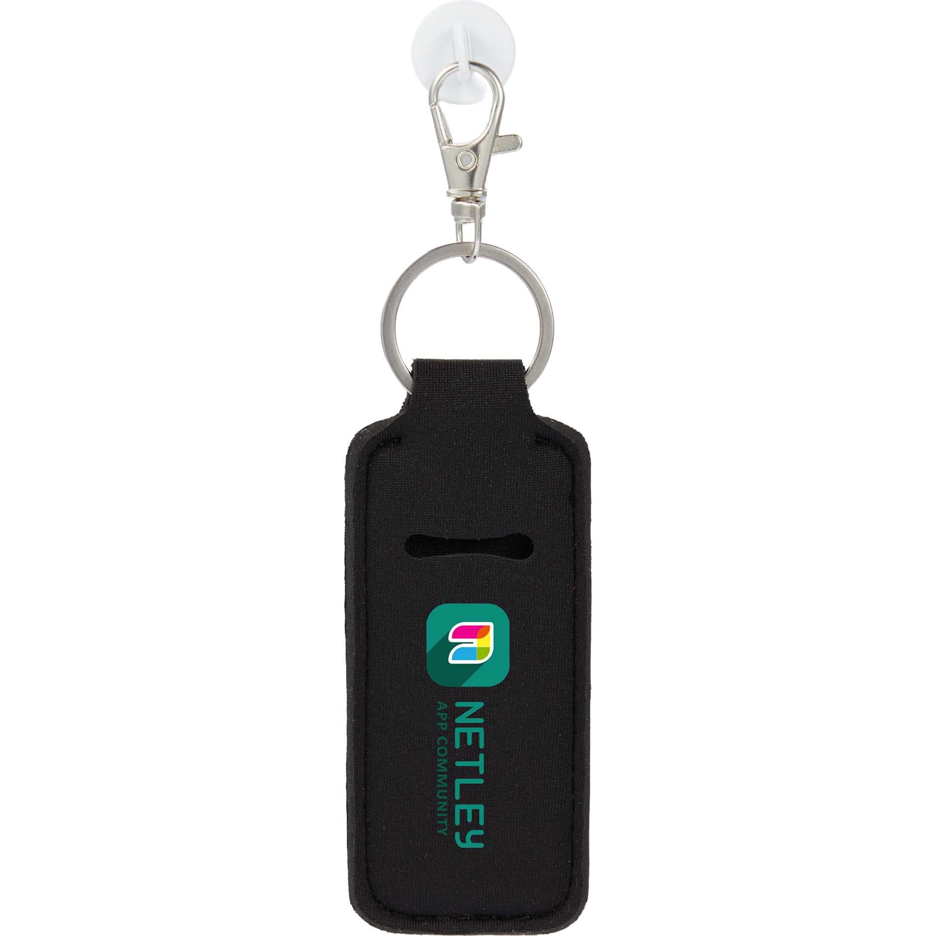 Bottle Charm with Neoprene Chapstick Holder - Image 1