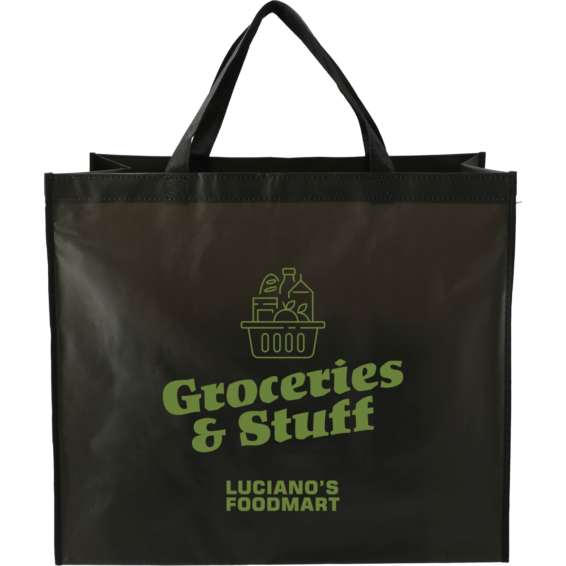 Double Laminated Wipeable Jumbo Tote - Image 1