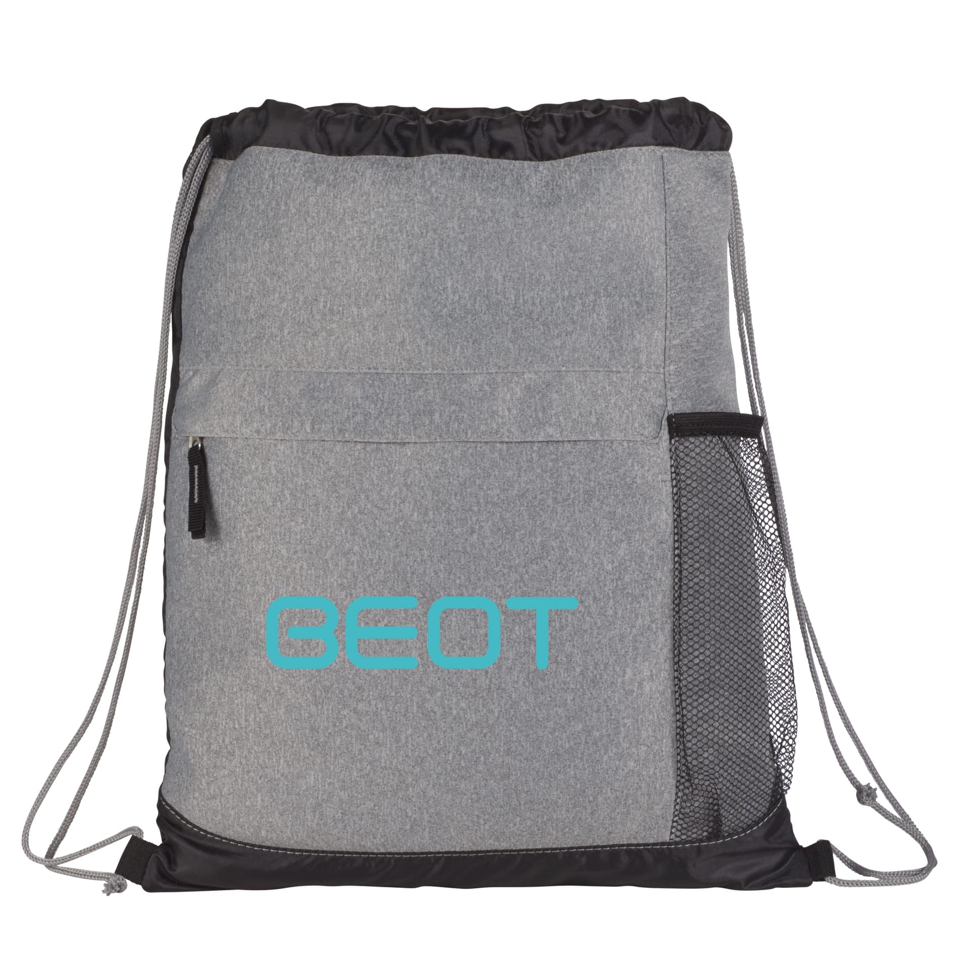 Heather Melange Drawstring Bag - Image 1