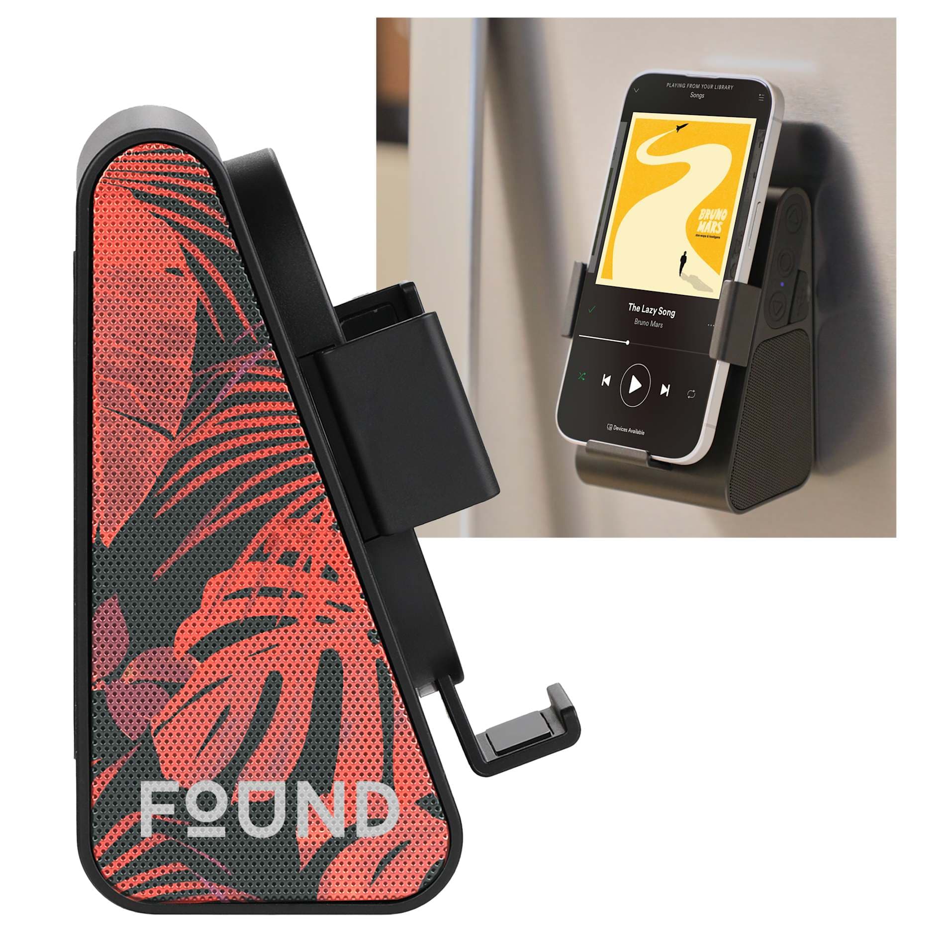 Phone Grip Outdoor Magnetic Bluetooth Speaker