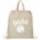 Recycled 5oz Cotton Drawstring Bag - Image 1
