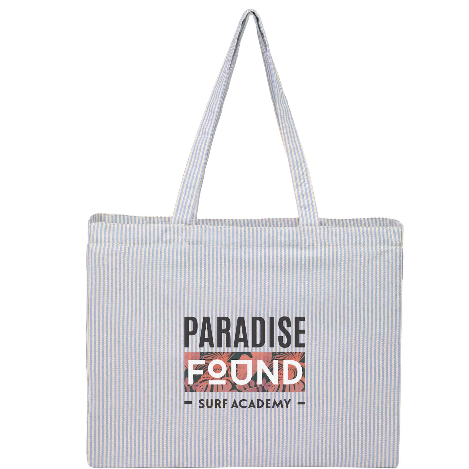 Striped Pacific Recycled Cotton Shopper Tote