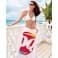 Superior Weight White Beach Towel