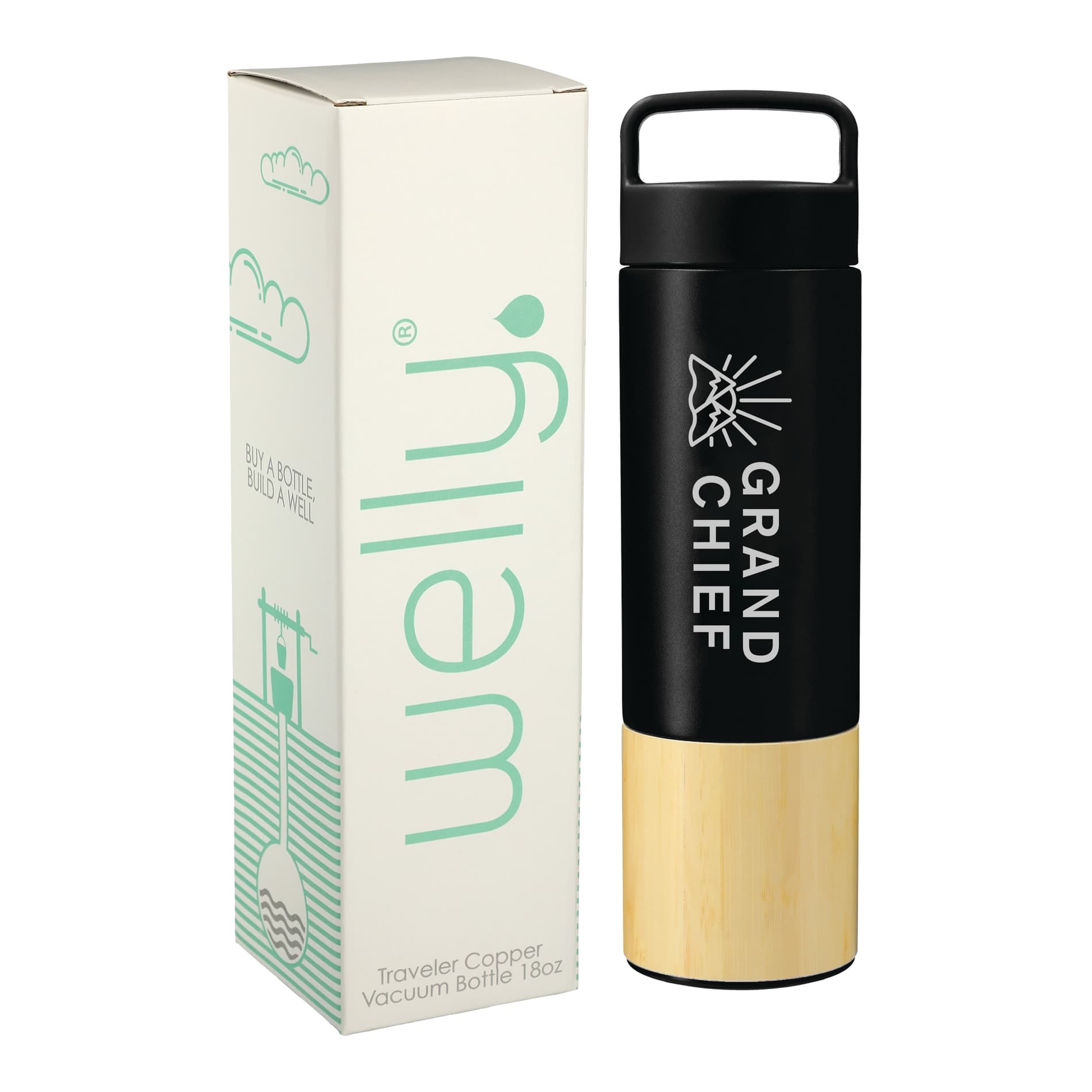 Welly® Traveler Copper Vacuum Bottle 18oz with GB - Image 1