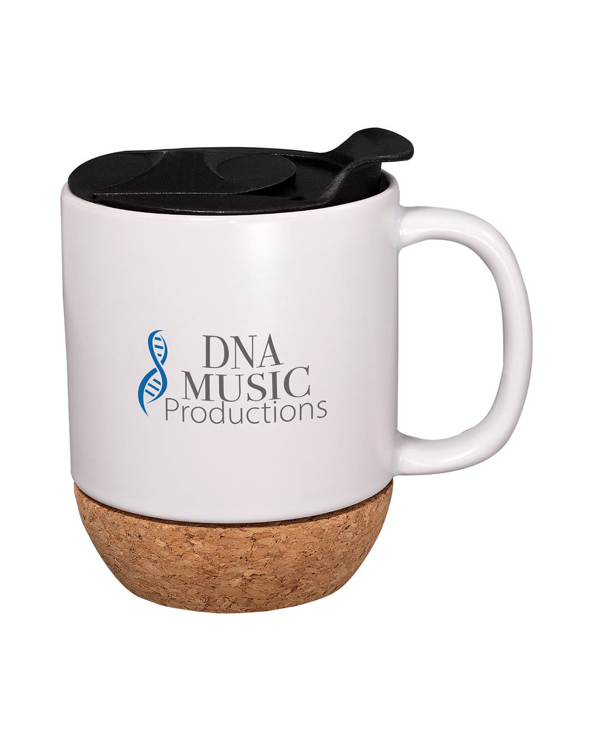 14 oz. Ceramic Mug With Cork Base.