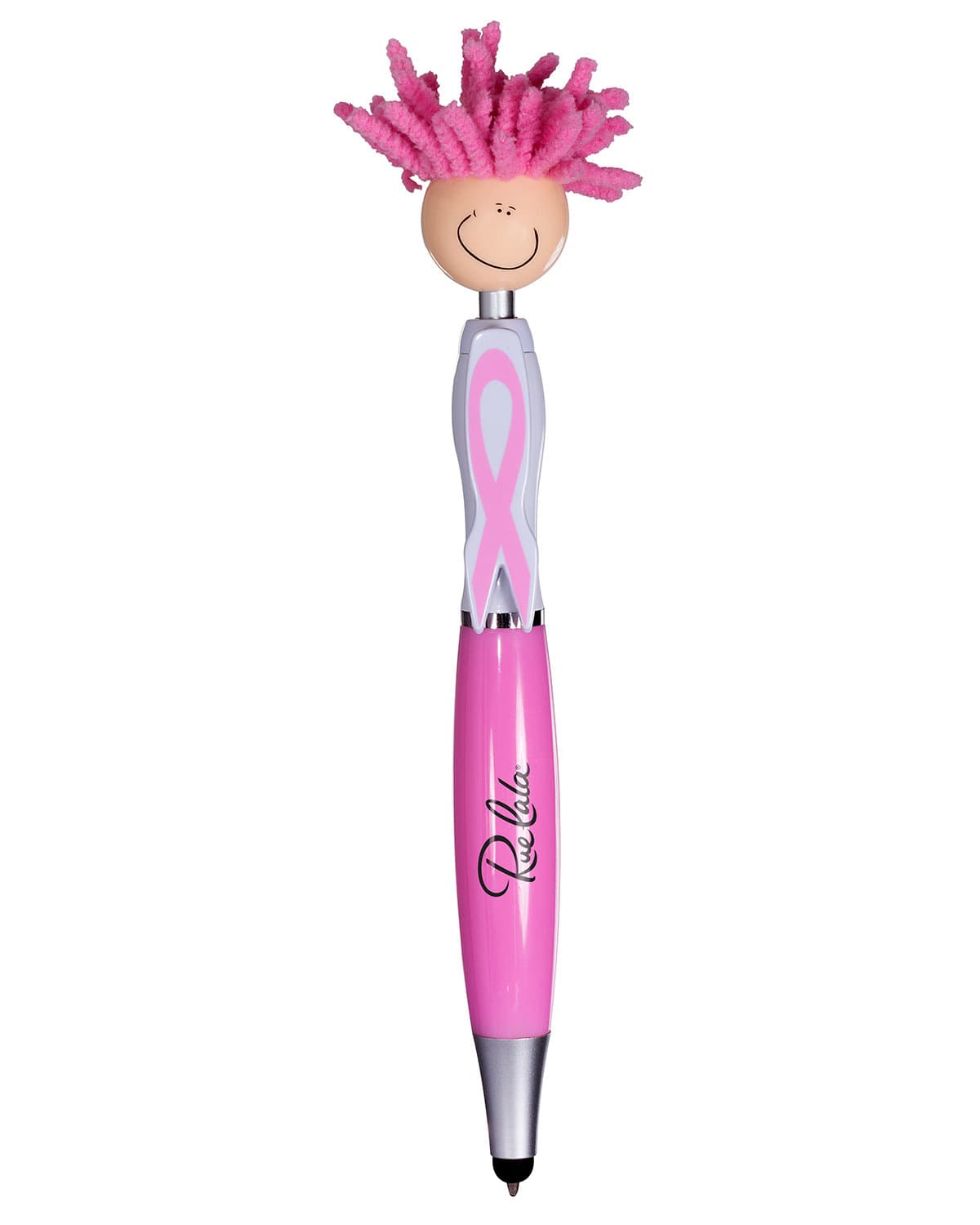 Breast Cancer Awareness Screen Cleaner With Stylus Pen.