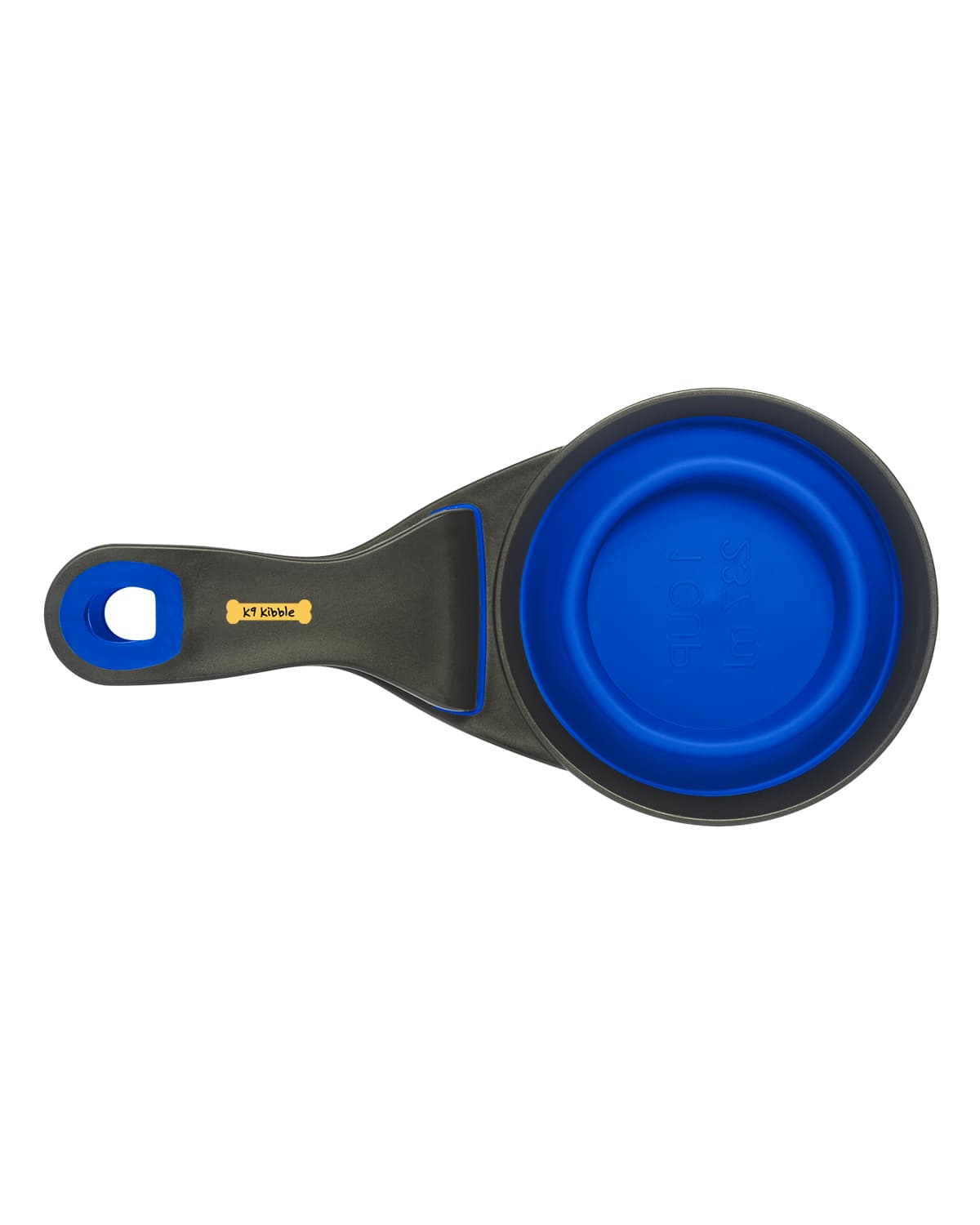 Collapsible Pet Food Scoop & Clip.