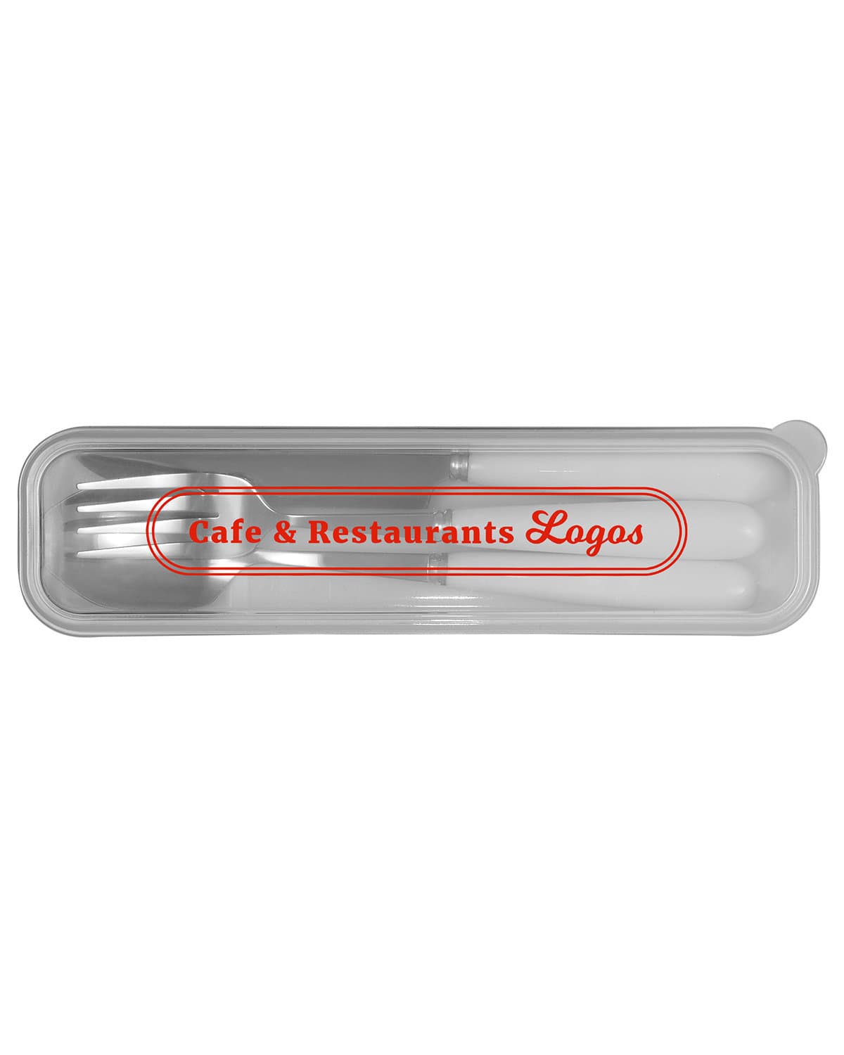 Cutlery Set In Plastic Case.