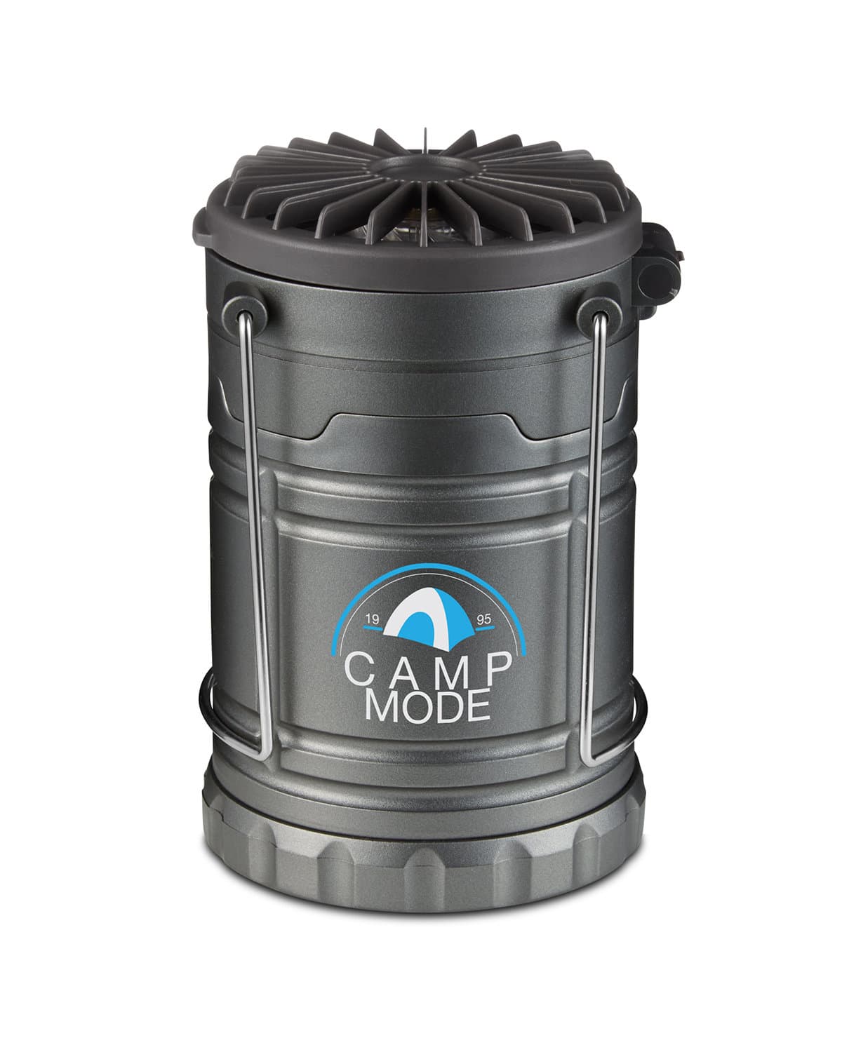 Duo Camping Lantern-Style Flashlight And Fan.