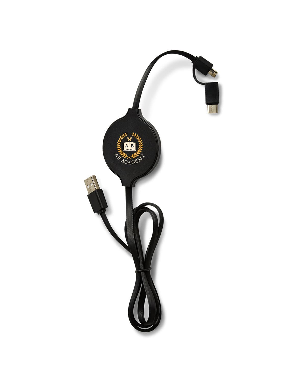 Duo Wireless Charging Pad With Integrated Charging Cable.