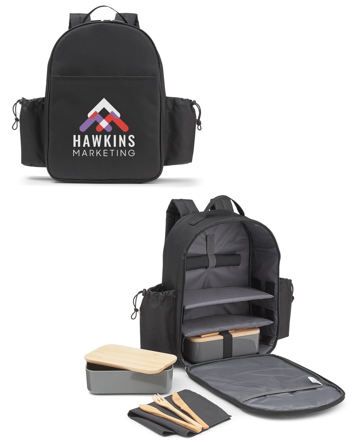Eco Friendly Bento Picnic Set Backpack. - Image 1