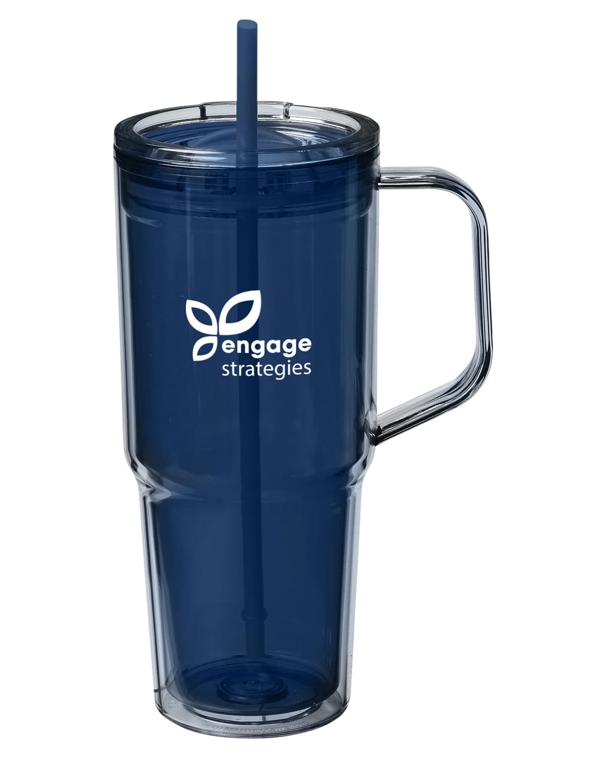 Hampton 32 oz. Recycled AS Double Wall Tumbler With Handle.