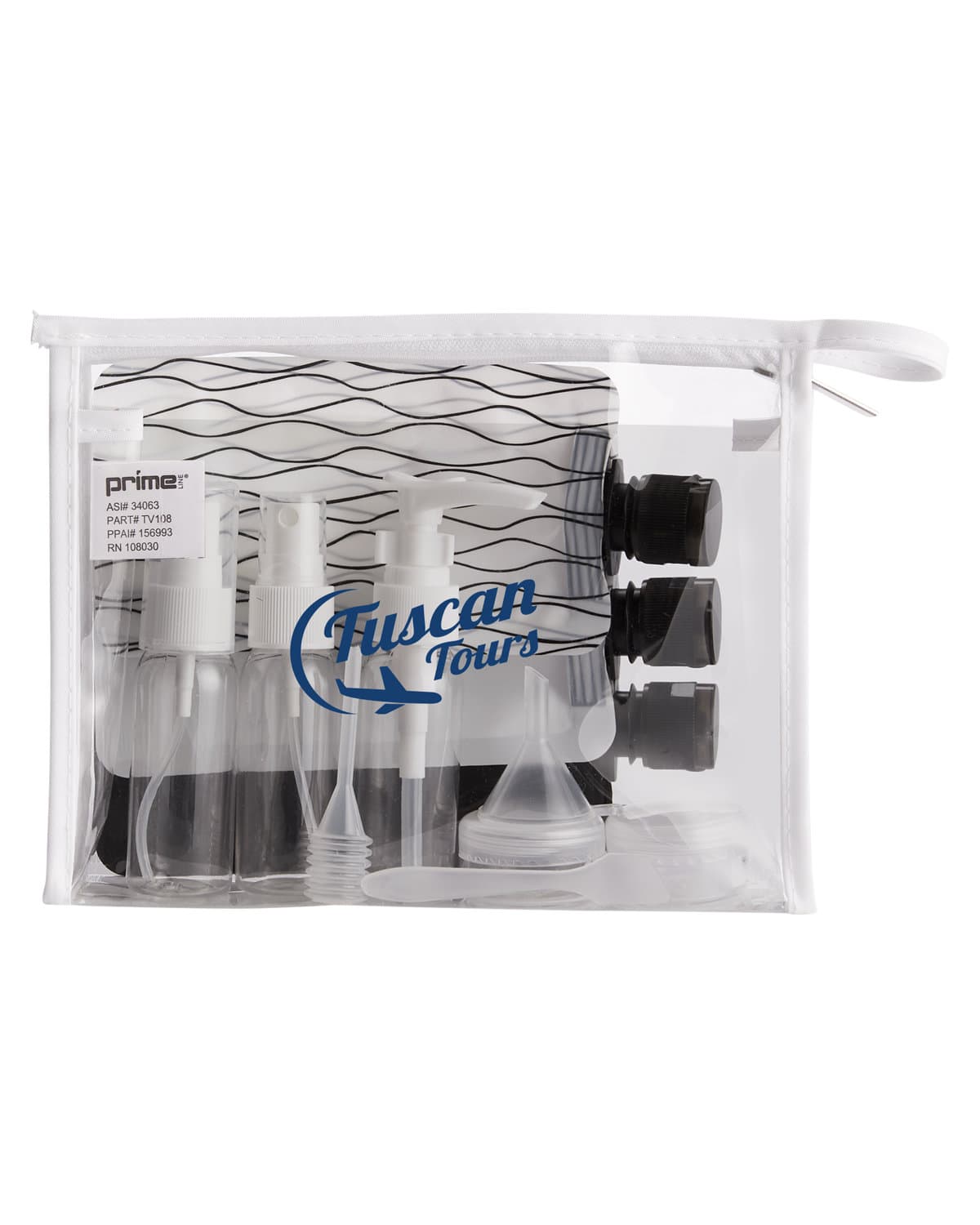 In Transit Travel Bottle Set And Bag.