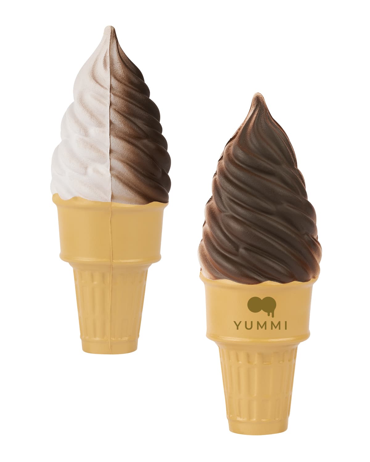 Soft Serve Ice Cream Cone Shape Stress Ball.