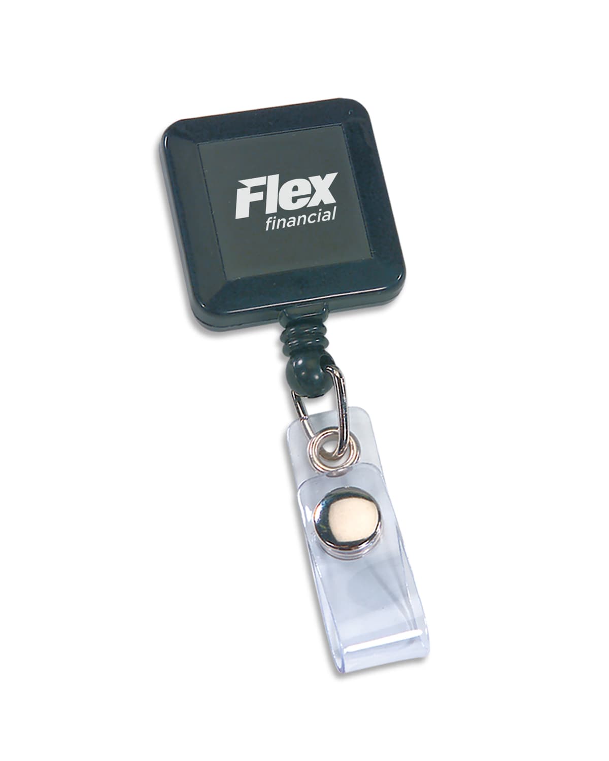 Square Retract-A-Badge Reel.