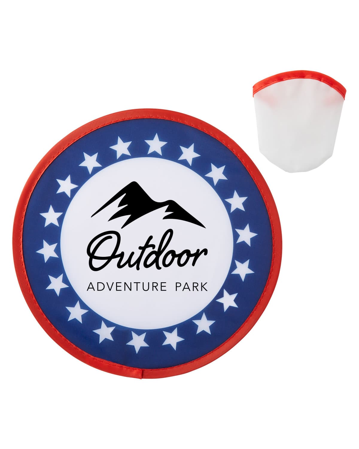 USA Patriotic Folding Flyer With Case.